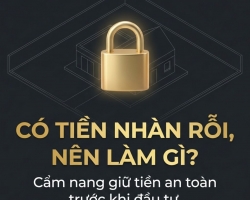 CÓ TIỀN NHÀN RỖI NÊN LÀM GÌ? CẨM NANG GIỮ TIỀN AN TOÀN TRƯỚC KHI ĐẦU TƯ